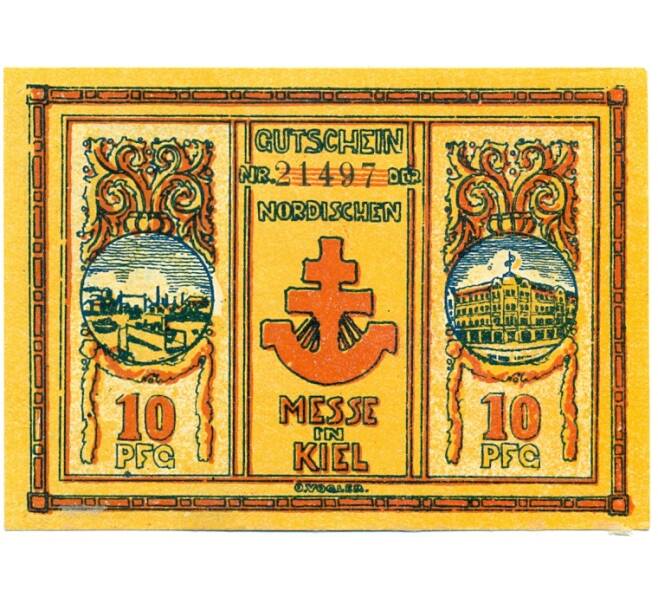 Банкнота 10 пфеннигов 1921 года Германия — Киль (Нотгельд) (Артикул: K10-11431) — Фото №1