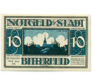 10 пфеннигов 1921 года Германия — Биттерфельд (Нотгельд) — Фото №1