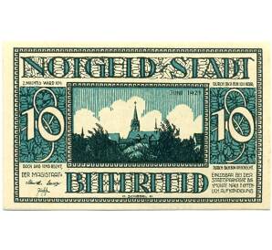 10 пфеннигов 1921 года Германия — Биттерфельд (Нотгельд) — Фото №1