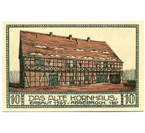 10 пфеннигов 1921 года Германия — Биттерфельд (Нотгельд) — Фото №2