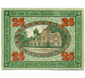25 пфеннигов 1921 года Германия — Ойтин (Нотгельд) — Фото №2