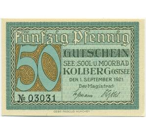50 пфеннигов 1921 года Германия — Колобжег (Нотгельд) — Фото №2