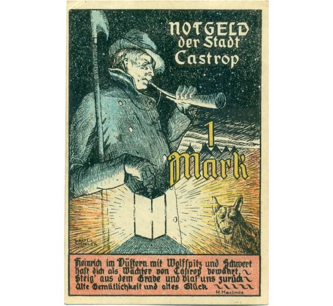 Банкнота 1 марка 1921 года Германия — Колобжег (Нотгельд) (Артикул: K10-11448) — Фото №1