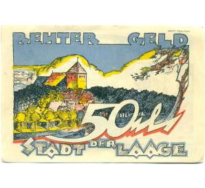 50 пфеннигов 1921 года Германия — Лаге (Нотгельд) — Фото №1