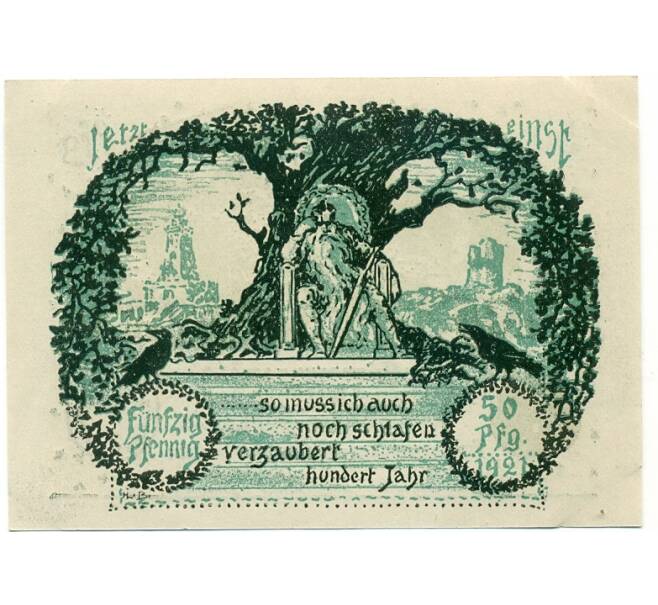 Банкнота 50 пфеннигов 1921 года Германия — Франкенхаузен (Нотгельд) (Артикул: K10-11460) — Фото №1