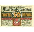 Банкнота 50 пфеннигов 1921 года Германия — Фюрстенберг (Нотгельд) (Артикул: K10-11466) — Фото №1