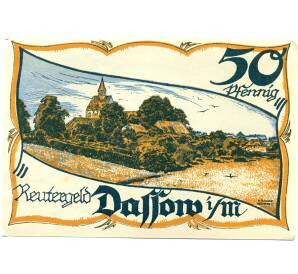 50 пфеннигов 1922 года Германия — Дассов (Нотгельд) — Фото №2