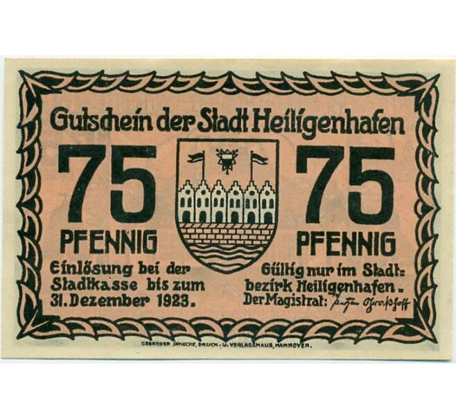 Банкнота 75 пфеннигов 1921 года Германия — Хайлигендамм (Нотгельд) (Артикул: K10-11501) — Фото №1