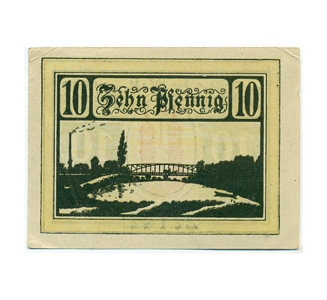 Банкнота 10 пфеннигов 1921 года Германия — Есниц (Нотгельд) (Артикул: K10-11522) — Фото №2
