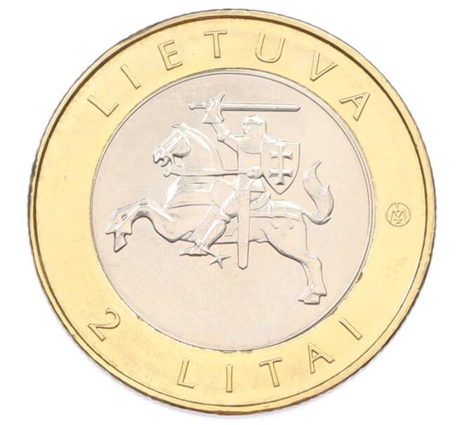Монета 2 лита 2013 года Литва «Создано человеком и природой — Стелмужский дуб» (Артикул: T11-34242) — Фото №2