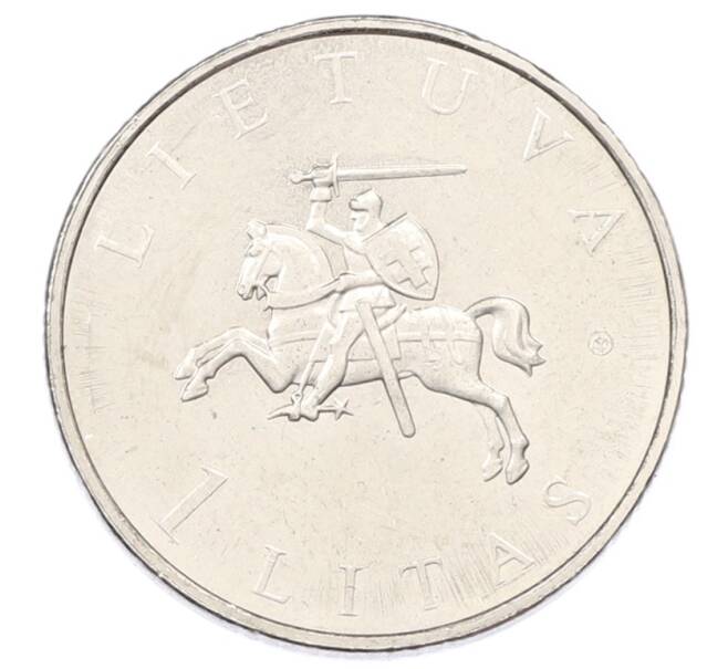 Монета 1 лит 2009 года Литва «Вильнюс – культурная столица Европы» (Артикул: T11-34249) — Фото №2