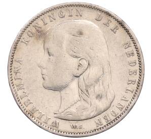 1 гульден 1892 года Нидерланды — Фото №2