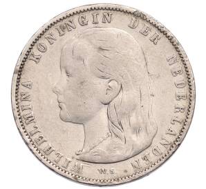 1 гульден 1892 года Нидерланды — Фото №2