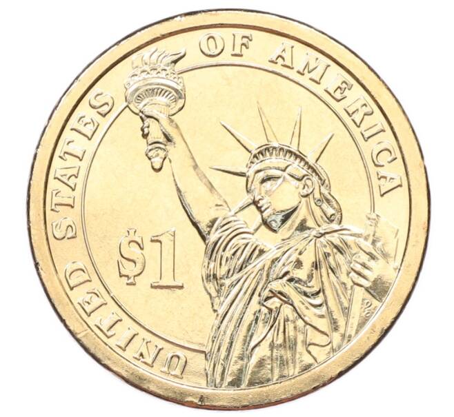 Монета 1 доллар 2010 года (P) США «16-й президент США Авраам Линкольн» (Артикул: K12-75747) — Фото №2