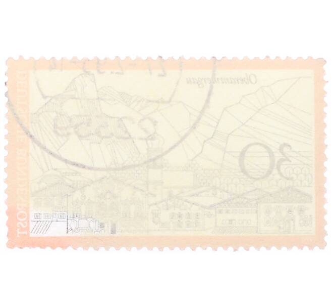 30 пфеннигов 1970 года Западная Германия (ФРГ) «Туризм — Обераммергау» (Артикул: T11-34298) — Фото №2