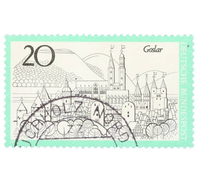 20 пфеннигов 1971 года Западная Германия (ФРГ) «Туризм — Гослар» (Артикул: T11-34306) — Фото №1