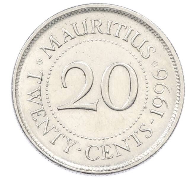 Монета 20 центов 1996 года Маврикий (Артикул: T11-34339) — Фото №1