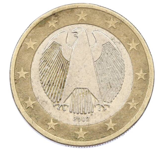 Монета 1 евро 2002 года A Германия (Артикул: T11-34352) — Фото №1