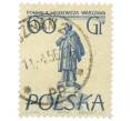 Почтовая марка 60 грошей 1955 года Польша «Памятники Варшавы — Адам Мицкевич» (Артикул: T11-34356) — Фото №1
