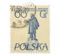Почтовая марка 60 грошей 1955 года Польша «Памятники Варшавы — Адам Мицкевич» (Артикул: T11-34361) — Фото №1