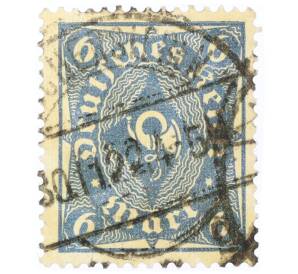 Почтовая марка 6 марок 1922 года Германия — Фото №1