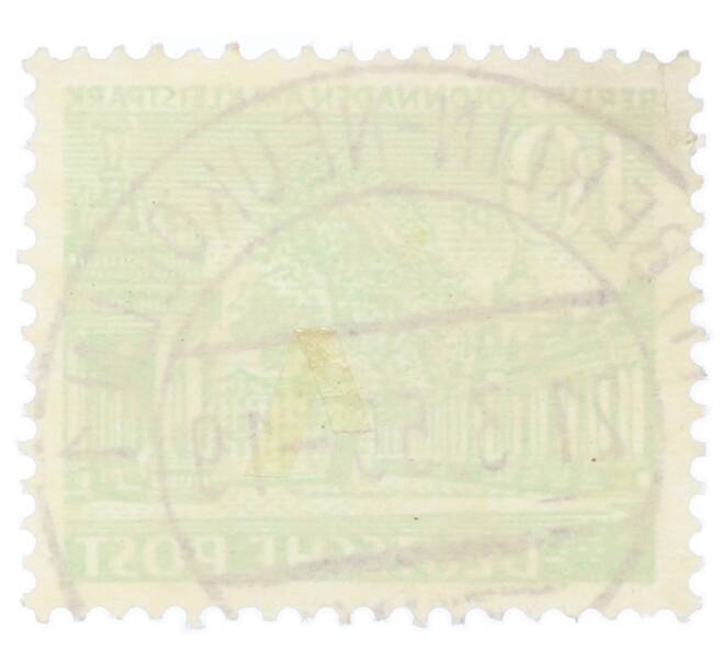 Почтовая марка 10 пфеннигов 1949 года Западная Германия (ФРГ) «Городские пейзажи Берлина — Колоннада в Кляйстпарке» (Артикул: T11-34388) — Фото №2