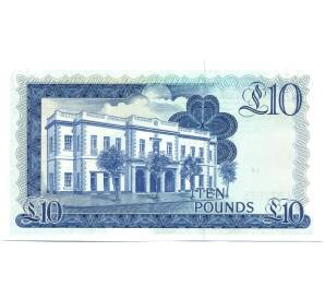 10 фунтов 1986 года Гибралтар — Фото №2