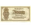 Банкнота 20 рейхсмарок 1945 года Германия (Нижняя Силезия и Судетская область) (Артикул: K10-11691) — Фото №2