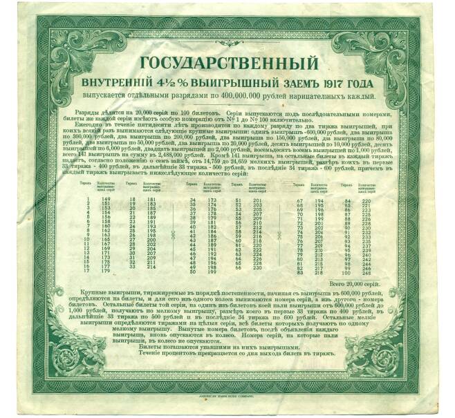 Банкнота 200 рублей 1919 года 4 1/2 % государственный внутренний заем (Печать Владивостокское Отделения) (Артикул: K12-75795) — Фото №2