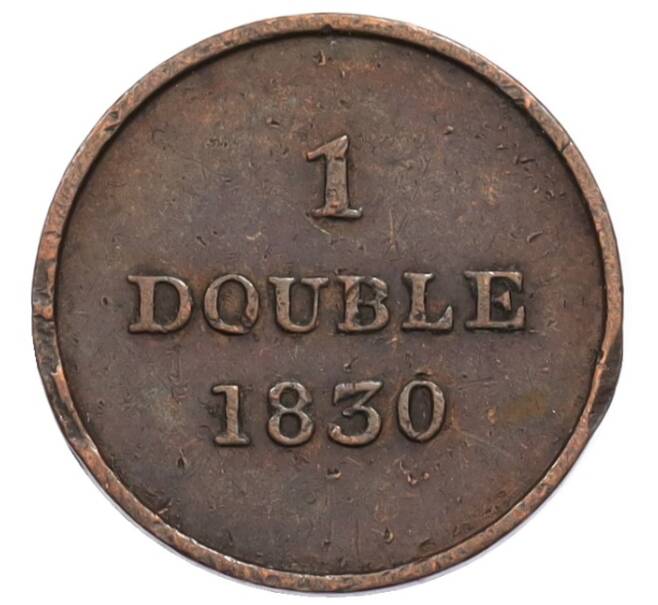 Монета 1 дубль 1830 года Гернси (Артикул: K10-11703) — Фото №1