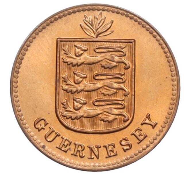 Монета 1 дубль 1938 года Гернси (Артикул: K10-11710) — Фото №2