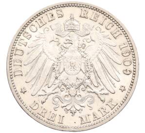 3 марки 1909 года Германия (Шварцбург-Зондерсгаузен) «Смерть Карла Гюнтера» — Фото №2