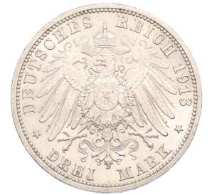 3 марки 1913 года Германия (Липпе) — Фото №2