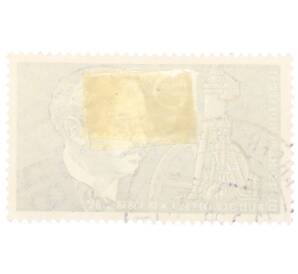 Почтовая марка 10 пфеннигов 1958 года Западная Германия (ФРГ) «Рудольф Дизель и изобретение мотора» — Фото №2