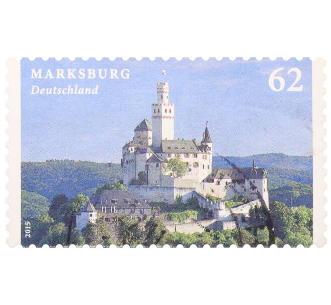 Почтовая марка 62 евроцента 2015 года Германия «Замки и дворцы — Марксбург» (Артикул: T11-34497) — Фото №1