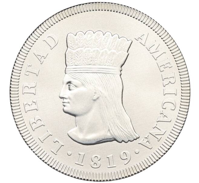 Монета 10000 песо 2019 года Колумбия «200 лет независимости» (Артикул: K10-11731) — Фото №1