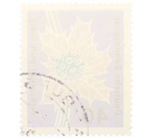 Почтовая марка 40 пфеннигов 1963 года Западная Германия (ФРГ) «Выставка флоры и филателии в Гамбурге — Морской остролист (Eryngium maritimum)»