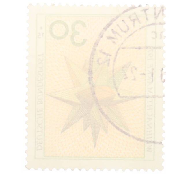 Почтовая марка 30 пфеннигов 1973 года Западная Германия (ФРГ) «Рождество» (Артикул: T11-34574) — Фото №2