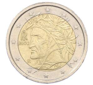 2 евро 2002 года Италия — Фото №1