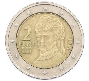 2 евро 2002 года Австрия — Фото №1