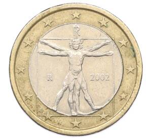 1 евро 2002 года Италия — Фото №1