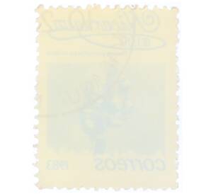 Почтовая марка 1 кордоба 1983 года Никарагуа «Стахитарфета индийская»