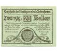 Банкнота 20 геллеров 1920 года Австрия — Зайтенштеттен (Нотгельд) (Артикул: B2-15924) — Фото №1