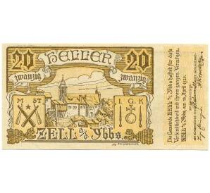 20 геллеров 1920 года Австрия — Целль-ан-дер-Ибс (Нотгельд) — Фото №1
