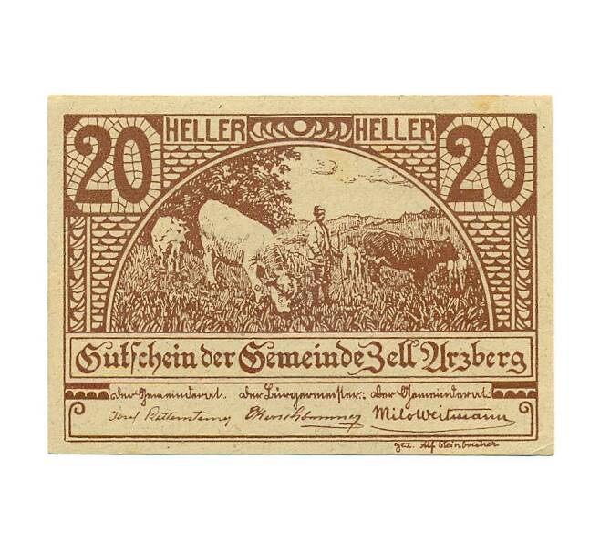 Банкнота 20 геллеров 1920 года Австрия — Целль-Арцберг (Нотгельд) (Артикул: B2-15950) — Фото №1