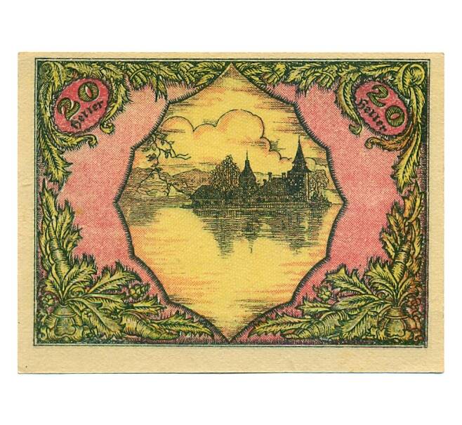 Банкнота 20 геллеров 1920 года Австрия — Зеевальхен-ам-Аттерзее (Нотгельд) (Артикул: B2-15957) — Фото №1