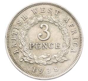 3 пенса 1938 года H Британская Западная Африка — Фото №1