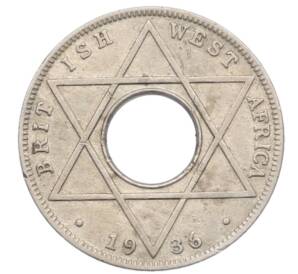 1/10 пенни 1936 года Британская Западная Африка — Фото №1