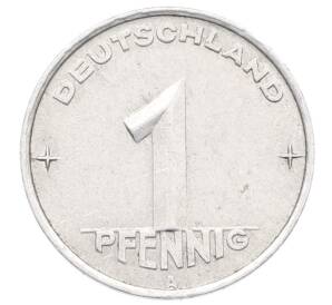 1 пфенниг 1952 года A Восточная Германия (ГДР) — Фото №2