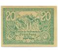 Банкнота 20 геллеров 1920 года Австрия — Грюнбург (Нотгельд) (Артикул: B2-16058) — Фото №1